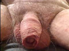Grandpa's soft uncut cock