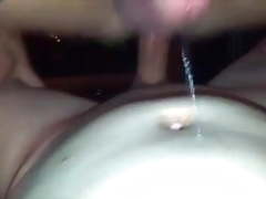 Riding daddy with precut dripping