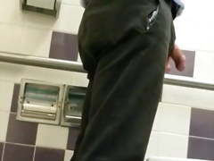 Watch this daddy dick grow while he's on the phone