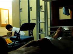Str8 Jerking in front of his hostel roommate